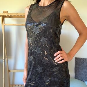 BCBG: Sequin Star Dress